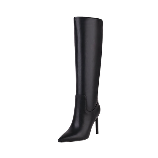 Cyndy 100 Knee High Stiletto Boots - Vivianly Shoes - Knee High Boots
