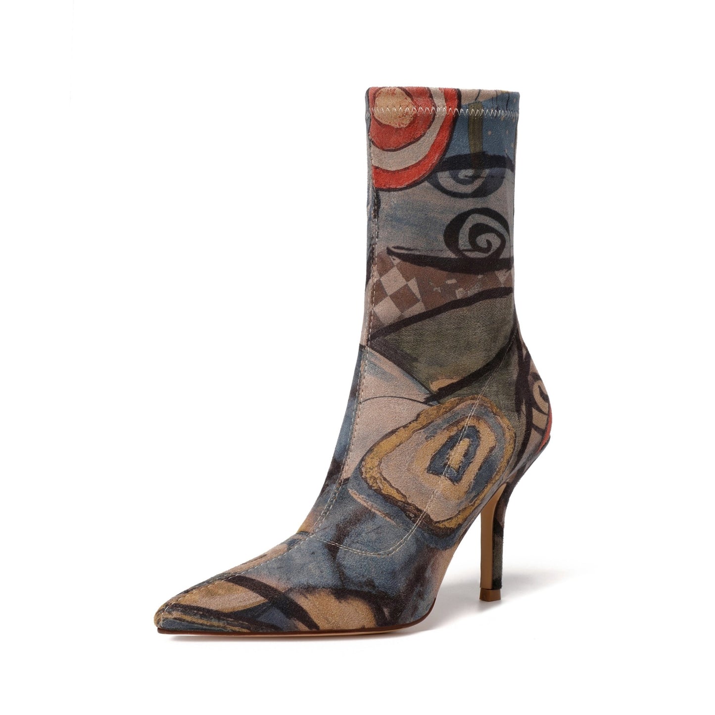 Georgia 89 Art Print Mid Calf Boots - vivianly | Shoes Handcrafted with Love - Mid Calf Boots