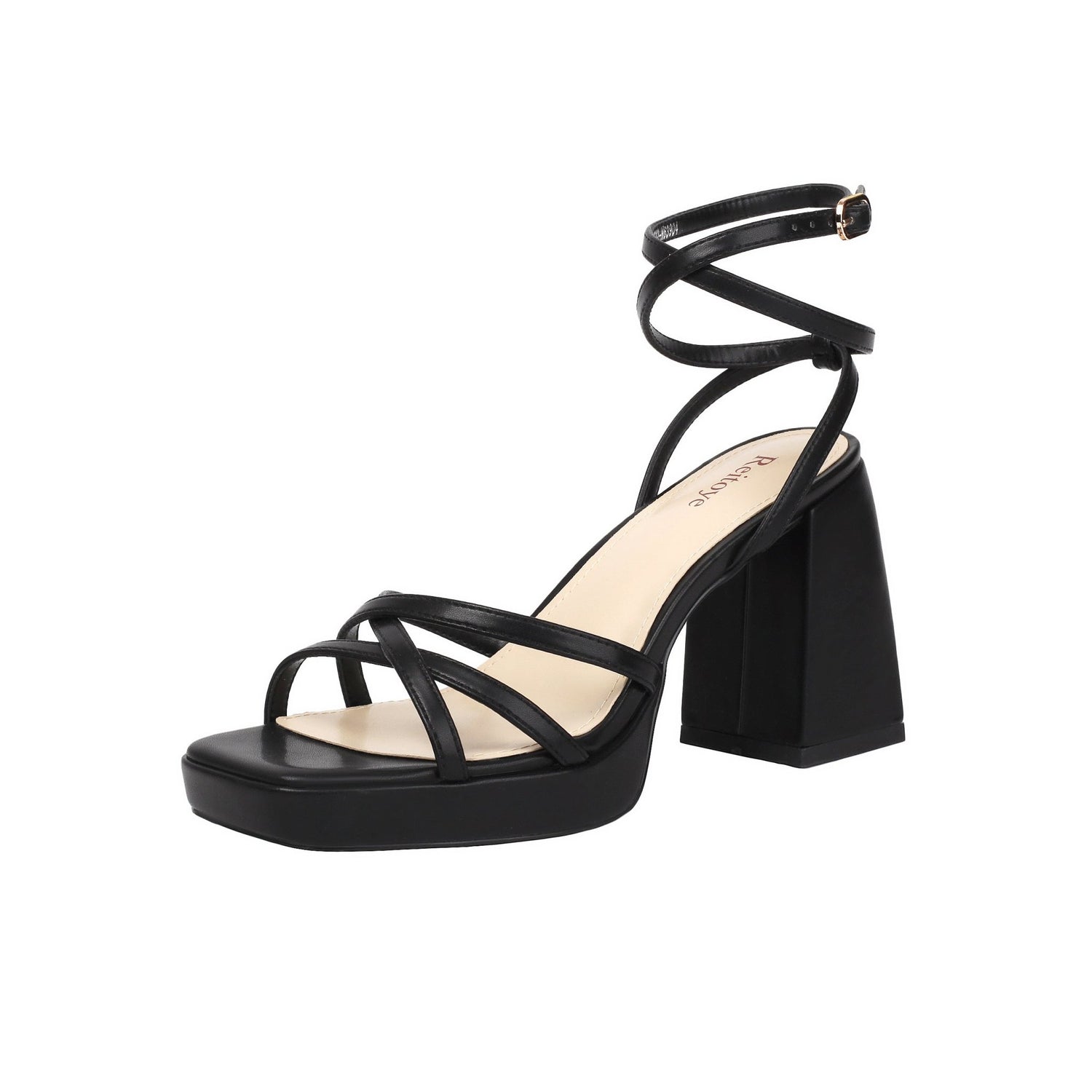 Justina 88 Women’s Platform Heel Sandals - Vivianly Shoes - Chunky Heels