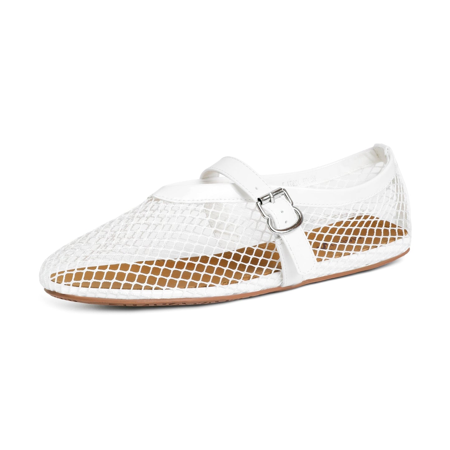 Perri Mesh Ballerina Flat Shoes - vivianly | Shoes Handcrafted with Love - Flats