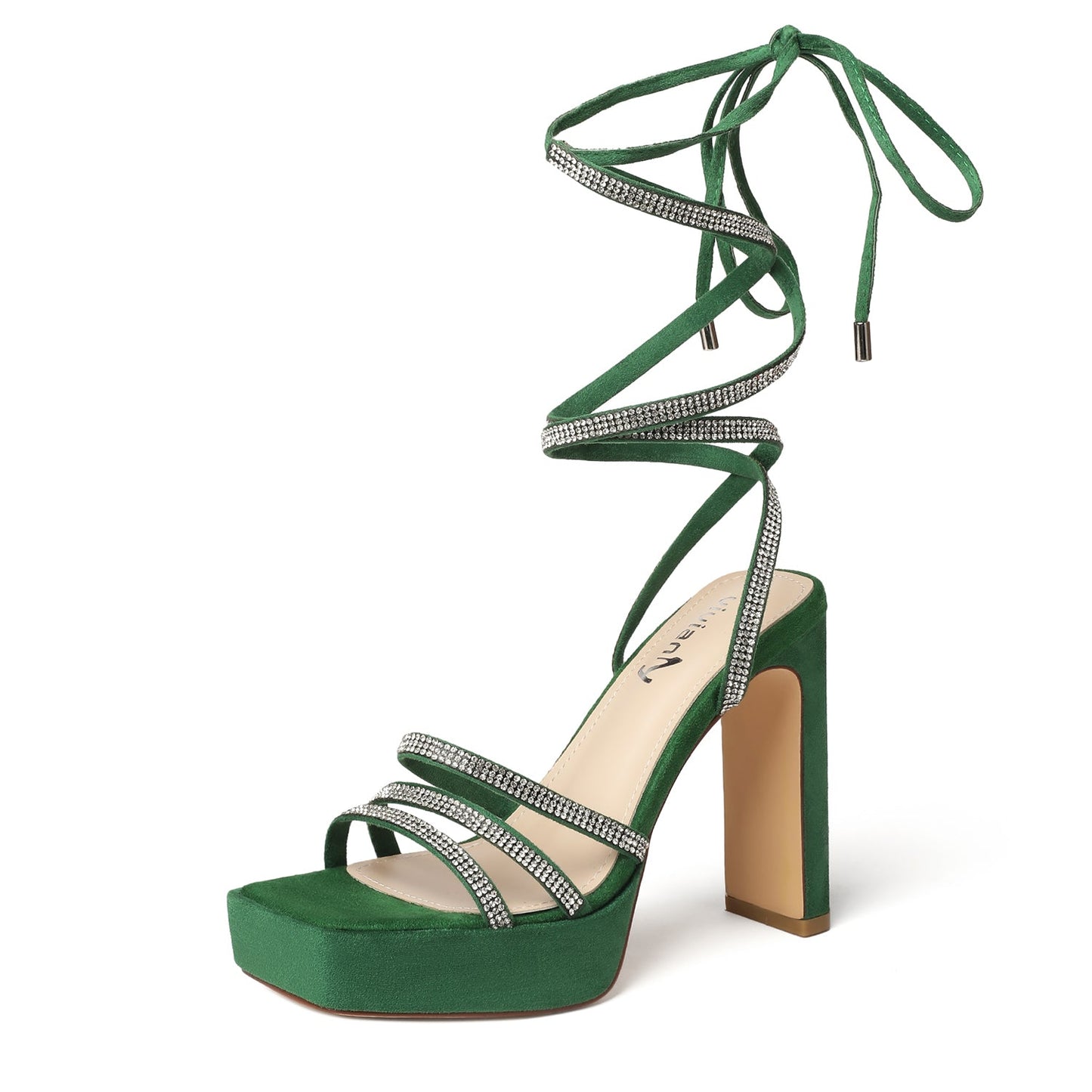 Starlet 108 Strappy Lace Up Sandals - vivianly | Shoes Handcrafted with Love - Platform Heels